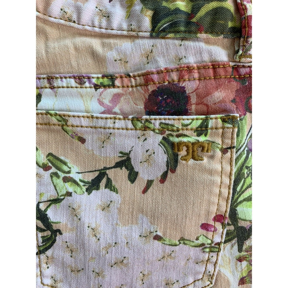 Tory Burch Women's Super Skinny Jean Size 29 Floral Print Flowers Colorful - Picture 7 of 15